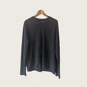 PATRICK ASSARAF - 100% Cashmere grey sweater - Sz XL